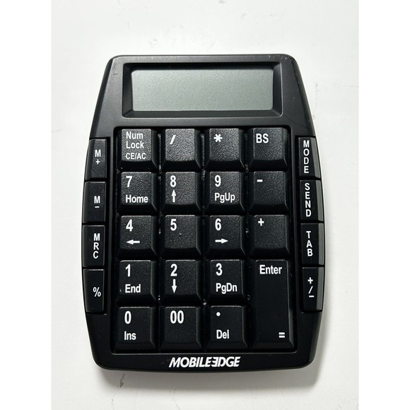 Mobile Edge USB Keypad Calculator Keyboard Attachment for Laptop Tablet Portable - Picture 1 of 8